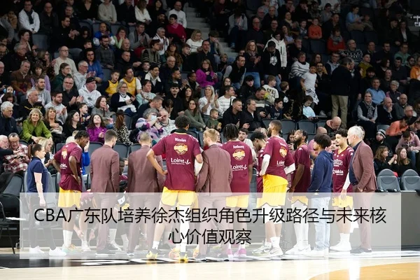 CBA广东队培养徐杰组织角色升级路径与未来核心价值观察